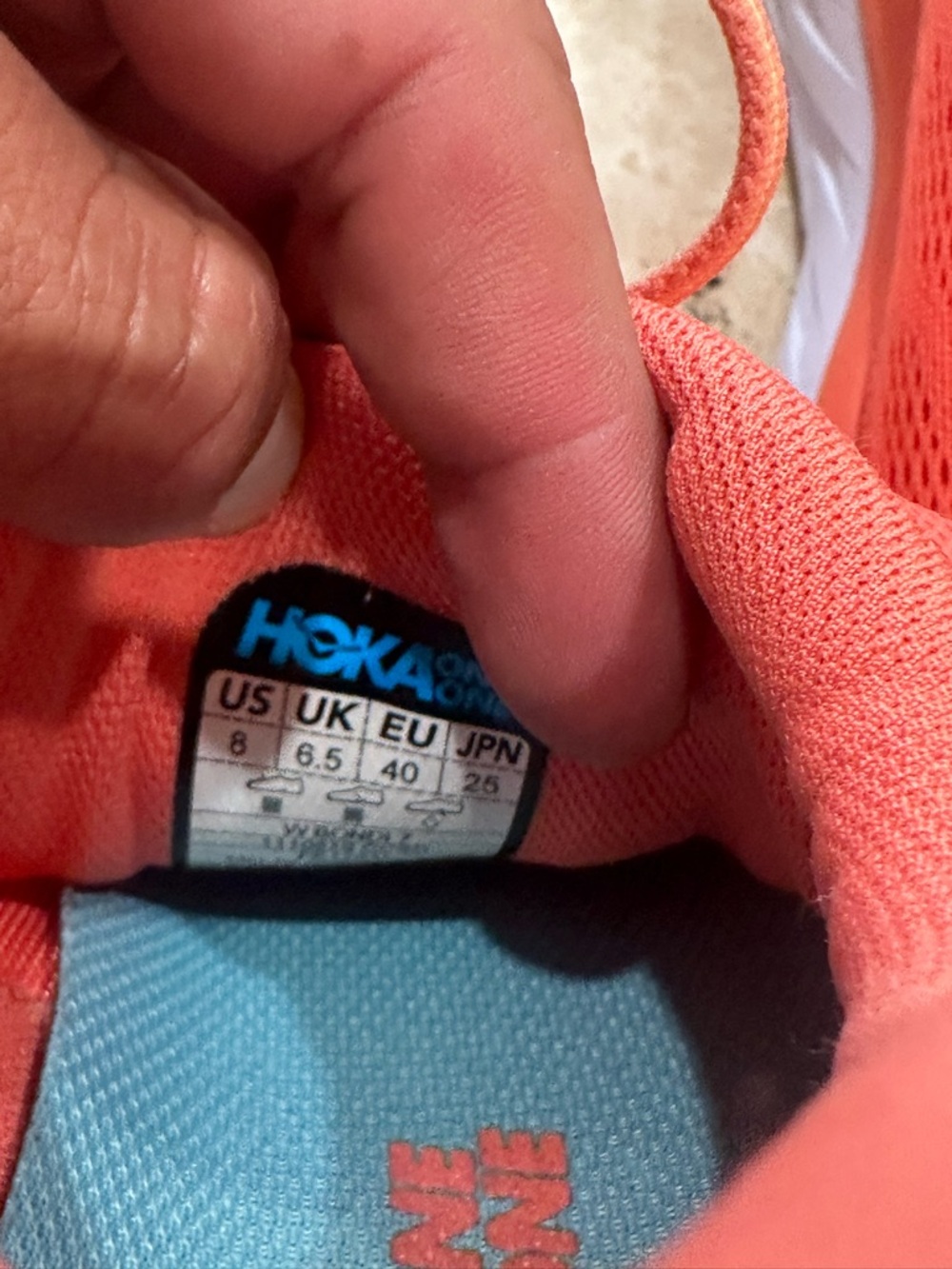 Hoka One One Bondi 7 Running Shoes Women’s Size 8 - Picture 3 of 6